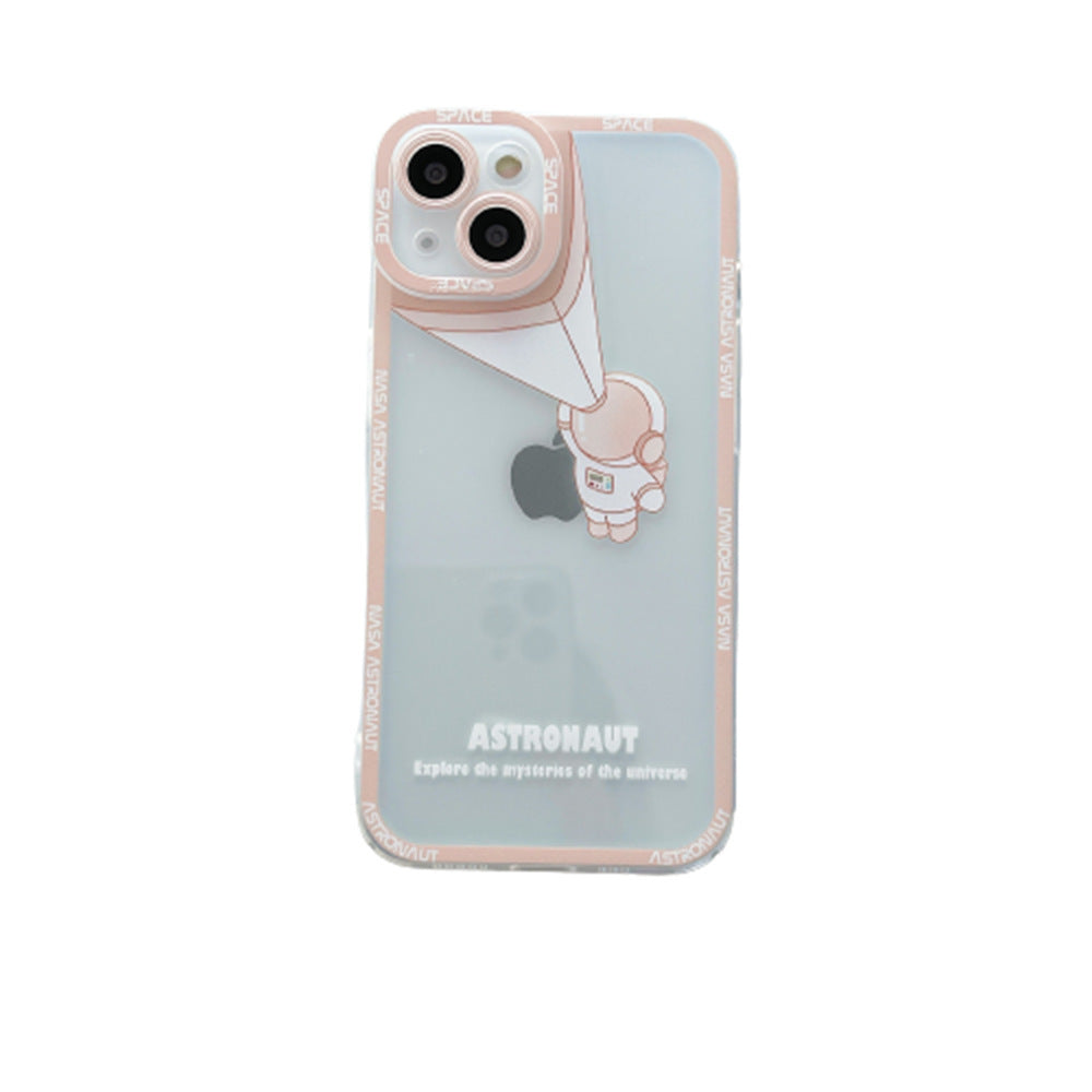Silicone Astronaut Printed Transparent Phone Case Silicone Astronaut Printed Transparent Phone Case
